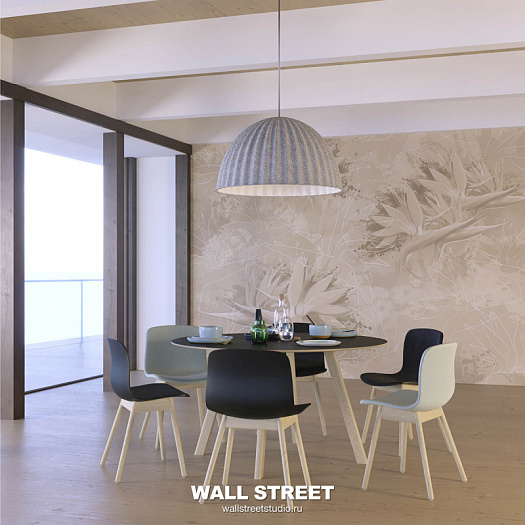 Фотообои в интерьере артикул Birdly 6, BIRDLY, Wall street