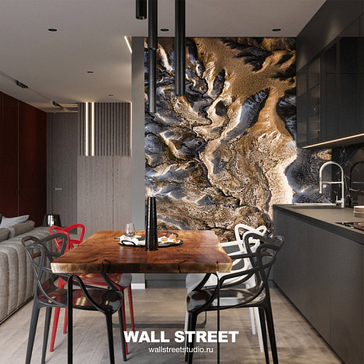Фотообои в интерьере артикул Bird see 19, BIRD SEE, Wall street