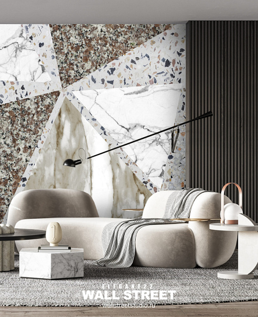 Неокамень в интерьере артикул Granite/Marble 25364, Неокамень, Wall street