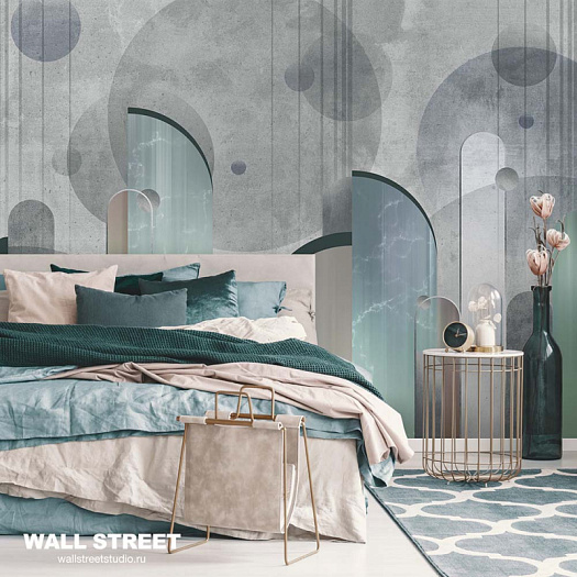 Фотообои в интерьере артикул Deco 23, АРТ-ДЕКО / DECO, Wall street