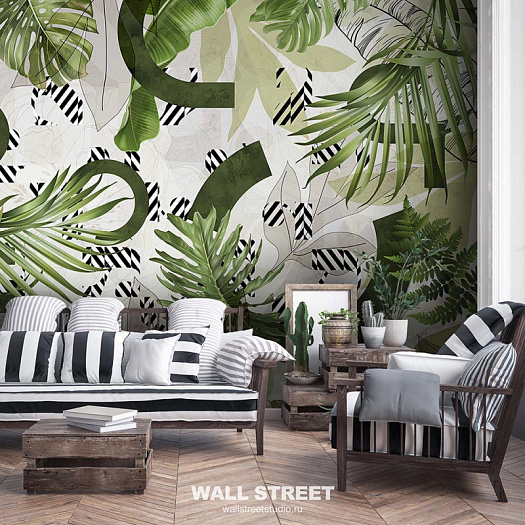 Фотообои в интерьере артикул Grafico 5, GRAFICO, Wall street
