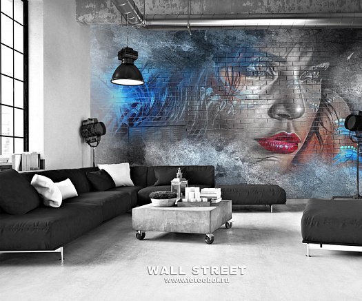 Фотообои в интерьере артикул podLOFT 5, podLOFT, Wall street Фотообои в интерьере артикул podLOFT 5, podLOFT, Wall street