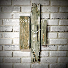 Панно в стиле Гранж Creative Wood Часы 5