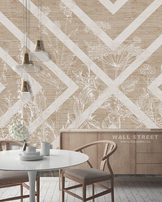 Фотообои в интерьере артикул Geometry 10, GEOMETRY, Wall street